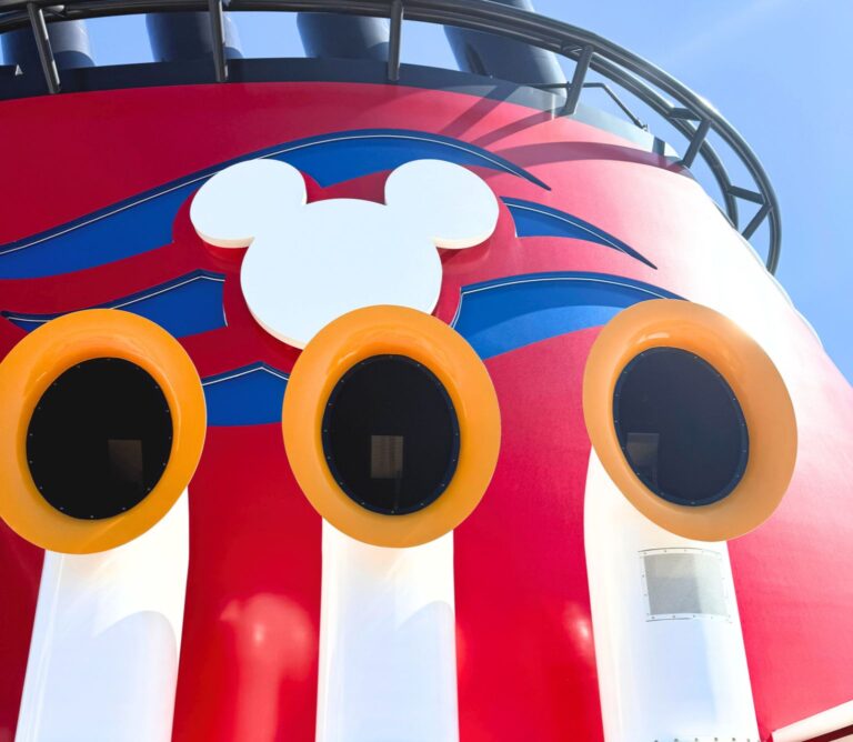 Disney Cruise Line ship at sea, part of Disney vacation planning for families
