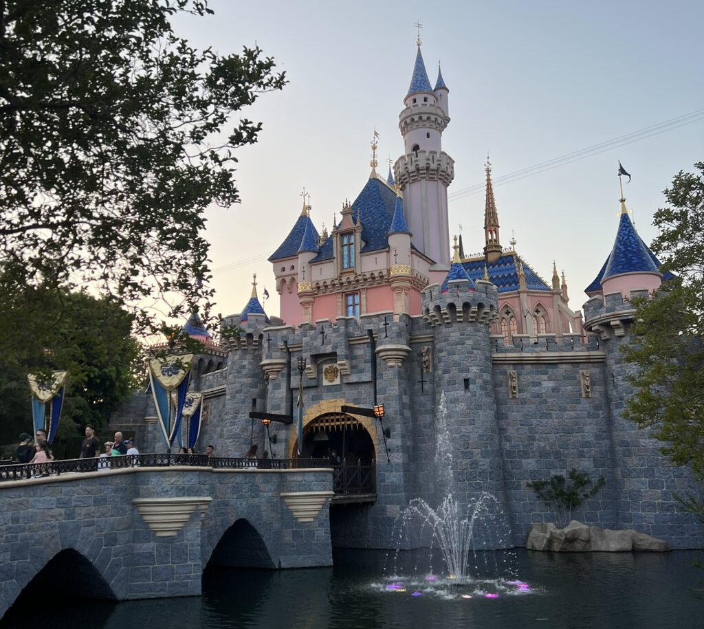 Sleeping Beauty Castle at Disneyland in California
